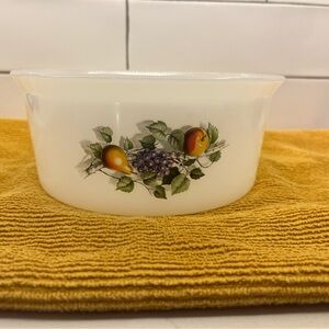White Fruit Design Kitchen Bowl